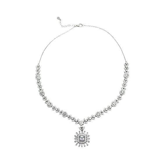 Collana Domar Donna Collana argento 925 in Argento Cubic Zirconia CO-SET123521 - CO-SET123521